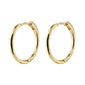 EANNA recycled medium hoops gold-plated