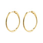 EANNA recycled large hoops gold-plated
