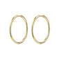 EANNA recycled maxi hoops gold-plated