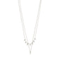 SIA crystal chain 2-in-1 silver-plated necklace featuring a delicate silver chain adorned with sparkling Preciosa crystals, ideal for enhancing personal style.