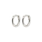 EANNA recycled huggie hoops silver-plated