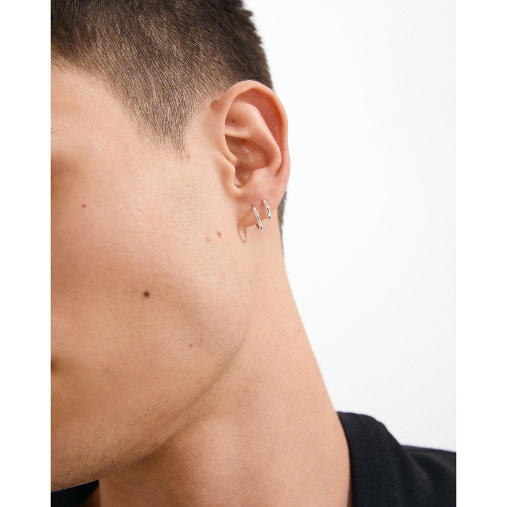 EANNA small hoops silver-plated