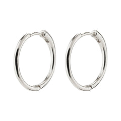 EANNA medium hoops sølvbelagt