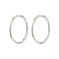 EANNA recycled maxi hoops silver-plated