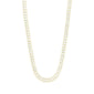 RUE necklace gold-plated featuring a baguette crystal chain with elongated zirconia, exuding sophisticated glam. Adjustable length for a perfect fit.