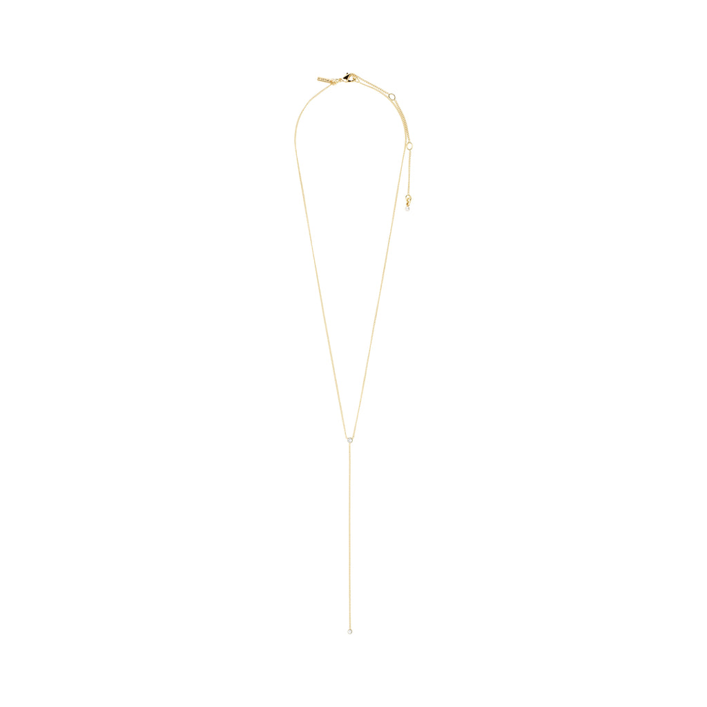 LUMI Y-necklace gold-plated