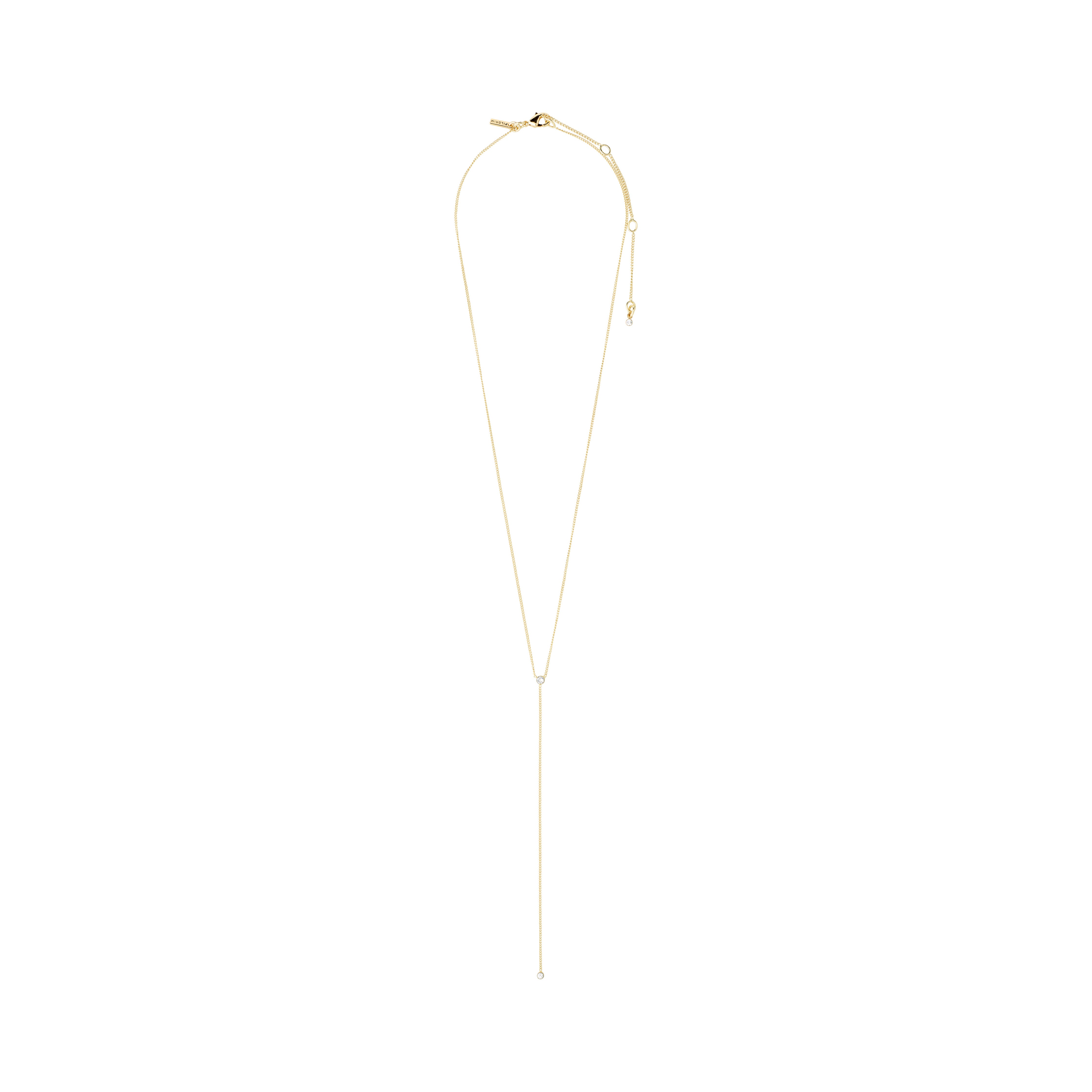 LUMI Y-necklace gold-plated