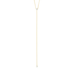 LUMI Y-necklace gold-plated