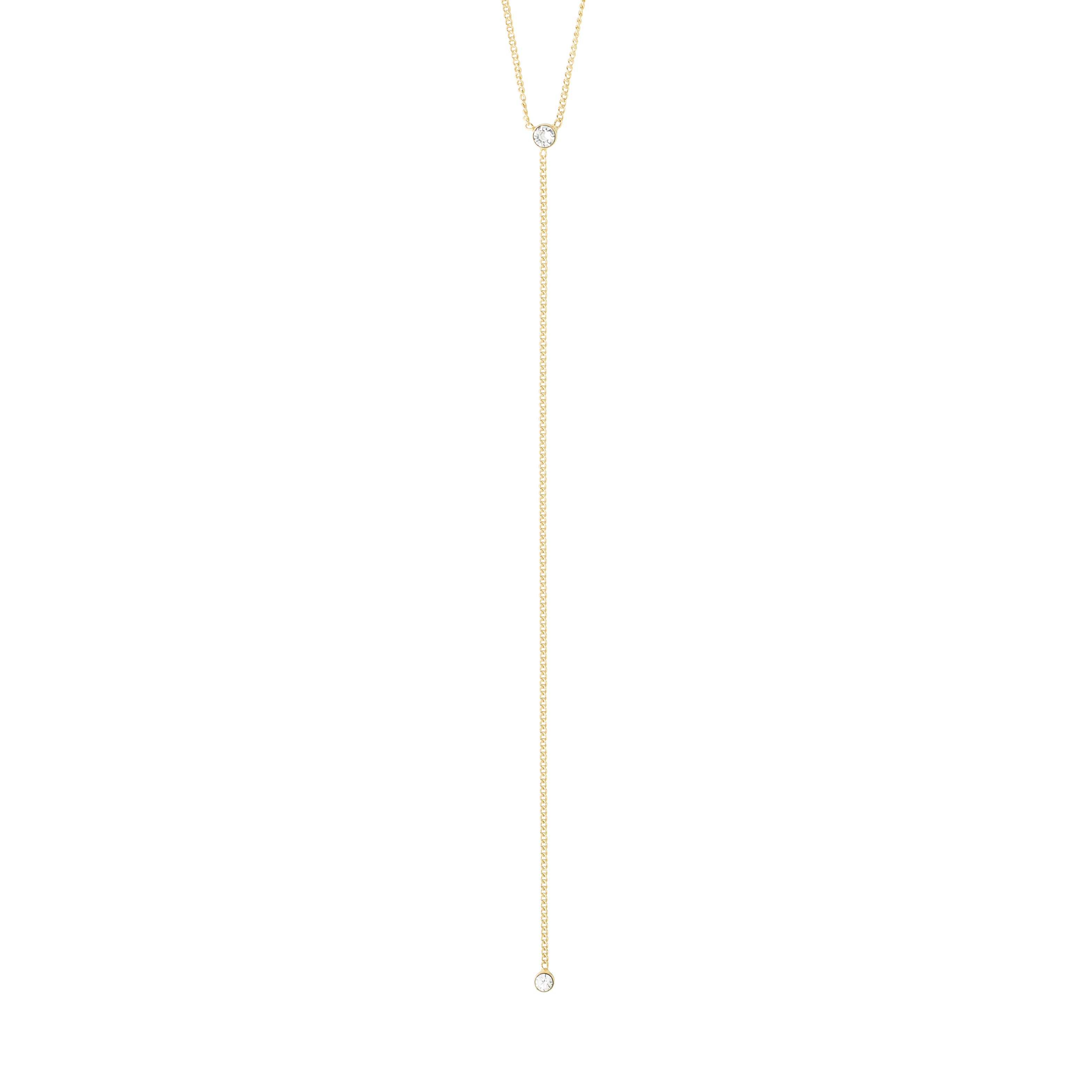 LUMI Y-necklace gold-plated