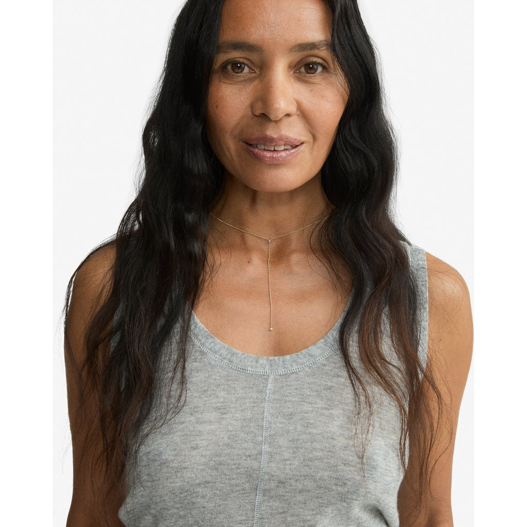 LUMI Y-necklace gold-plated