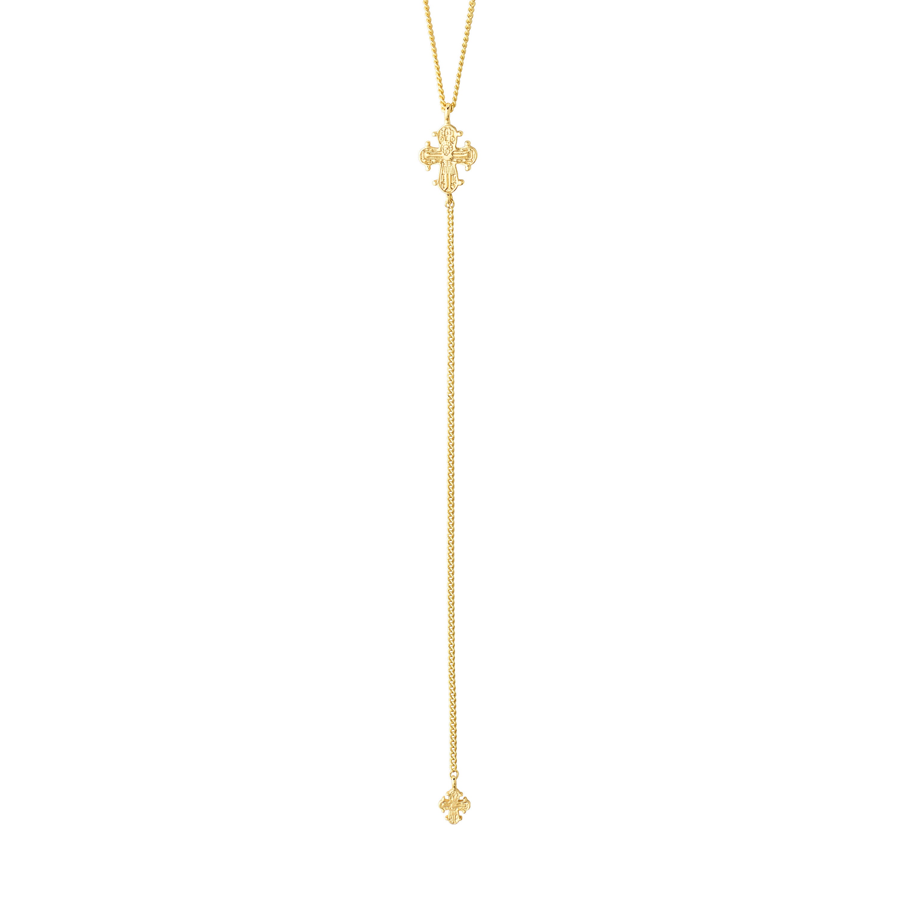 DAGMAR Y-necklace gold-plated