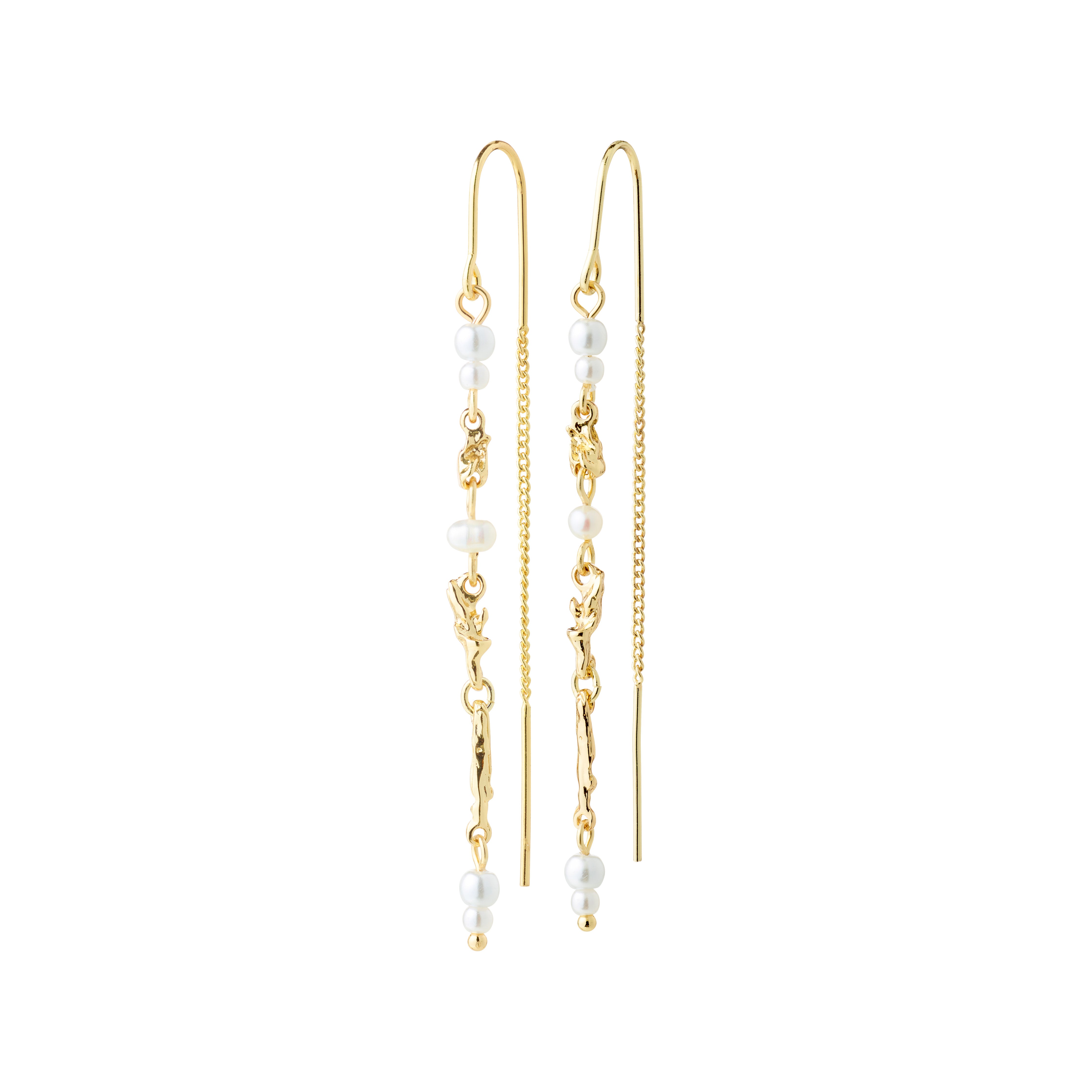 SLOAN chain earrings gold-plated