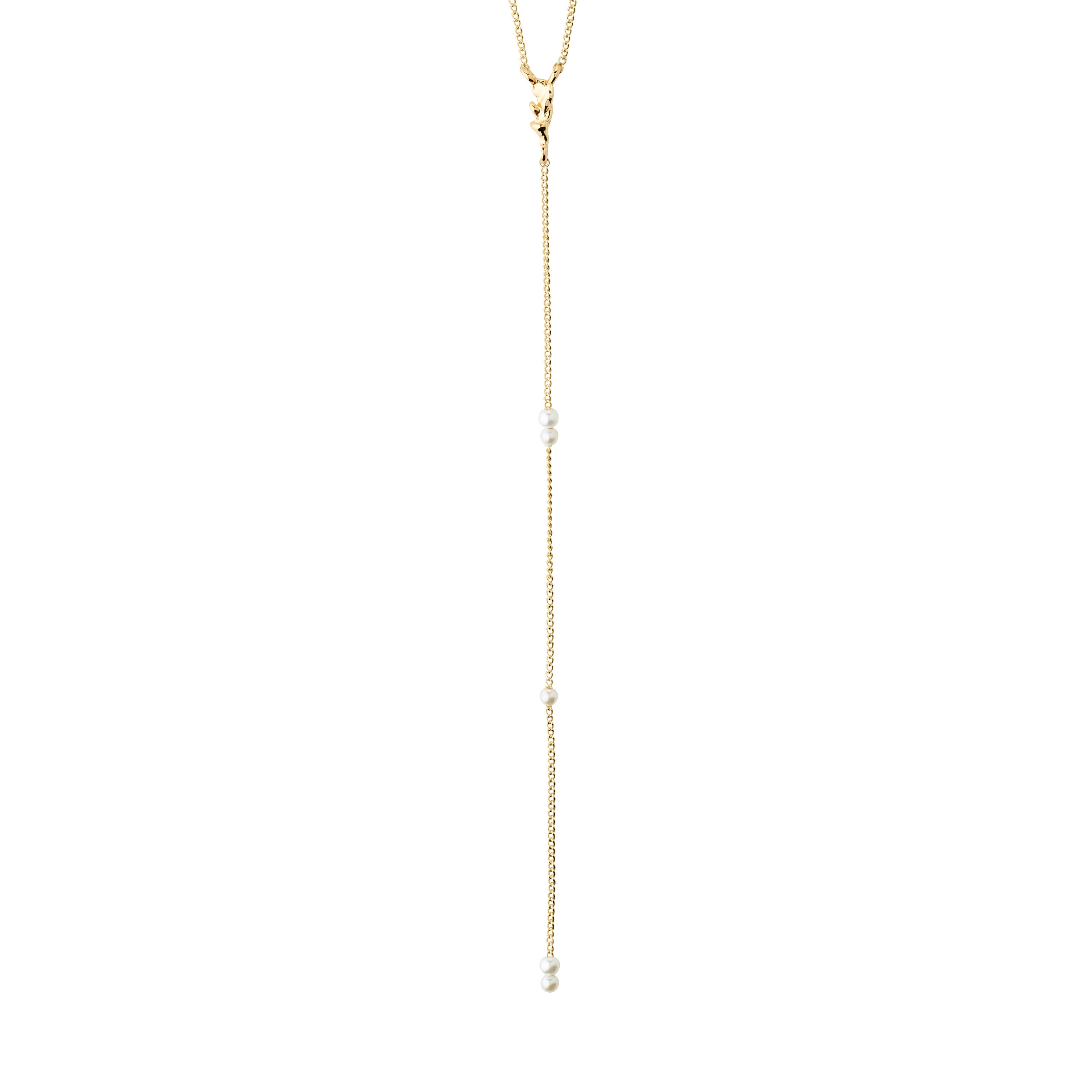 ERON Y-necklace gold-plated
