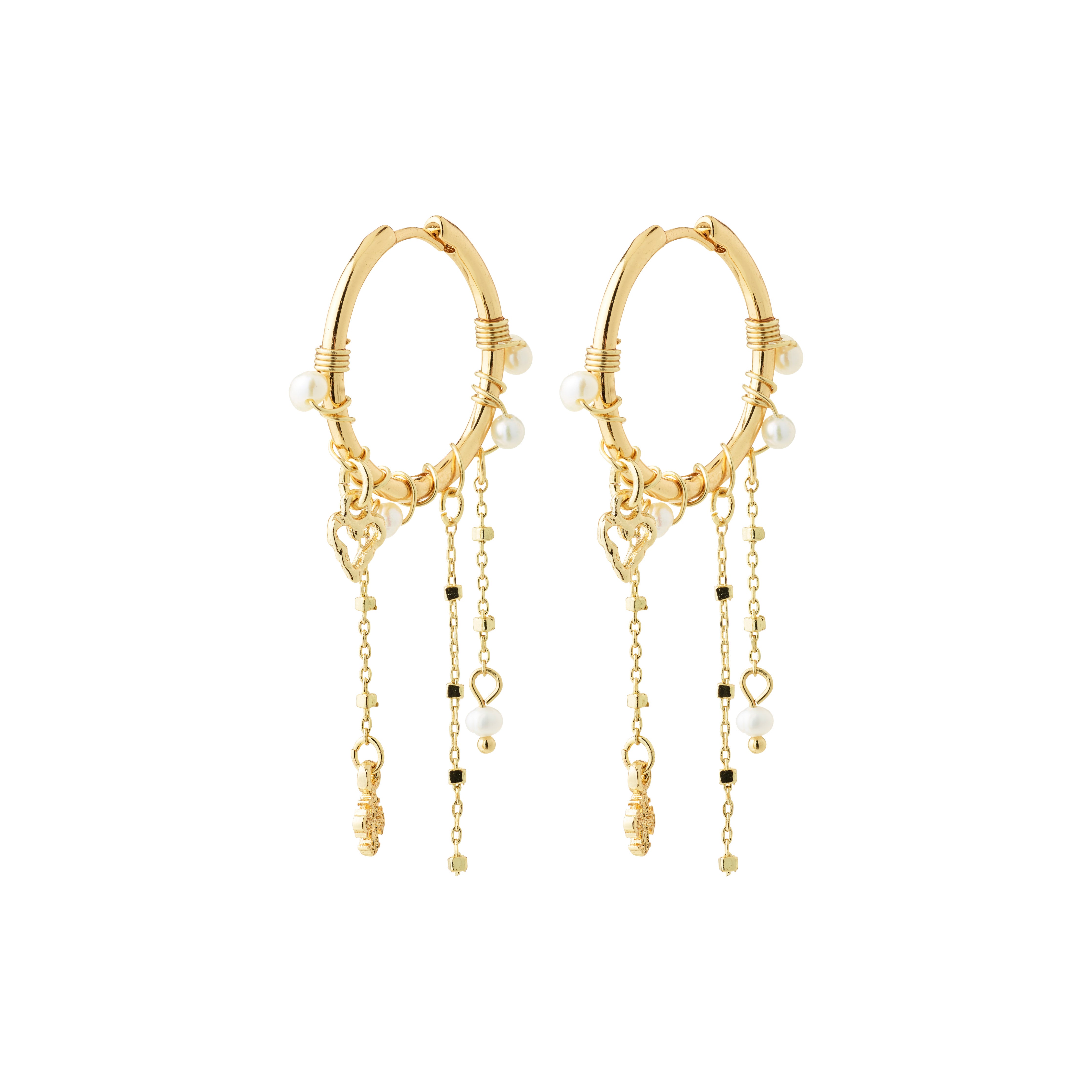 DAGMAR earrings gold-plated