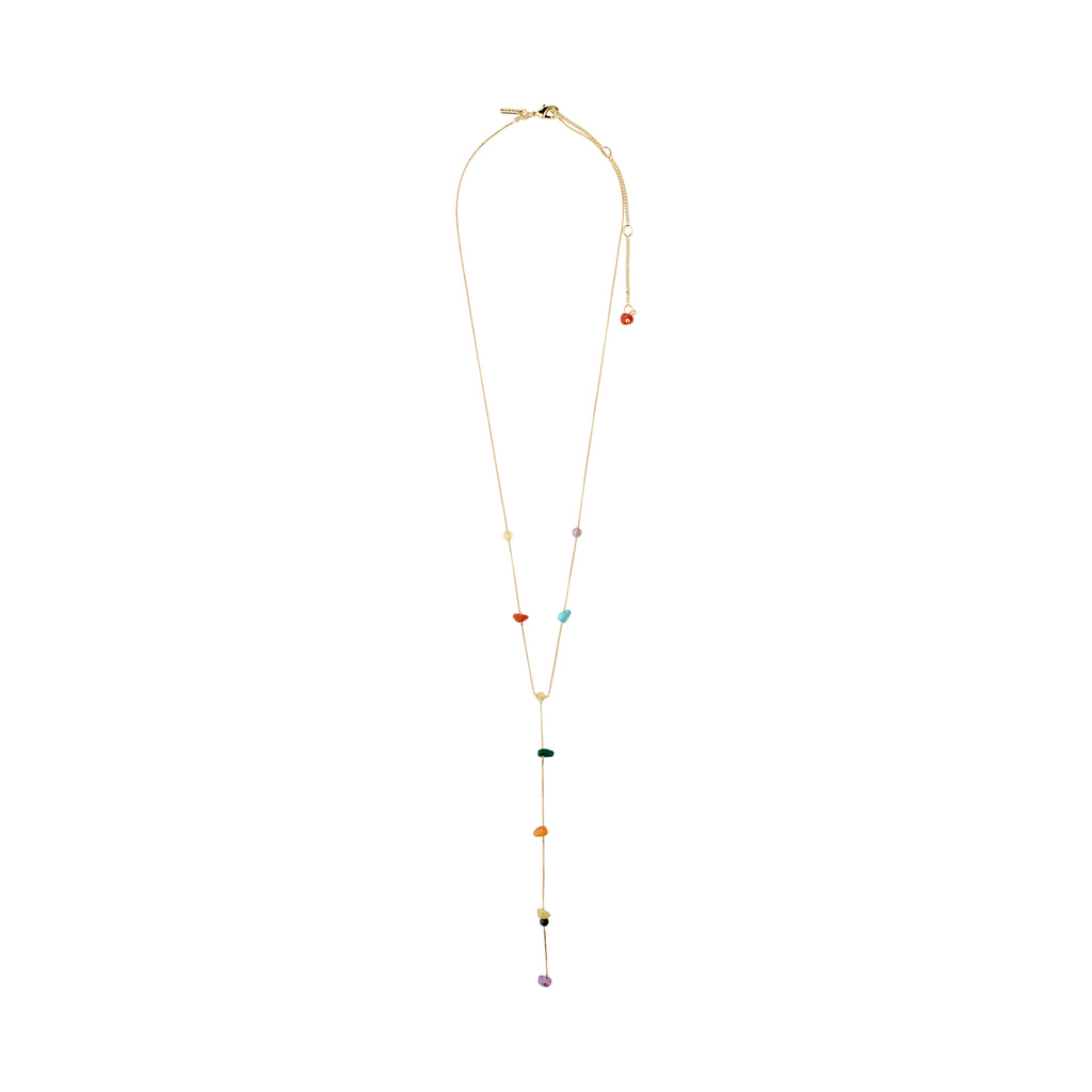 NARI Y-necklace gold-plated