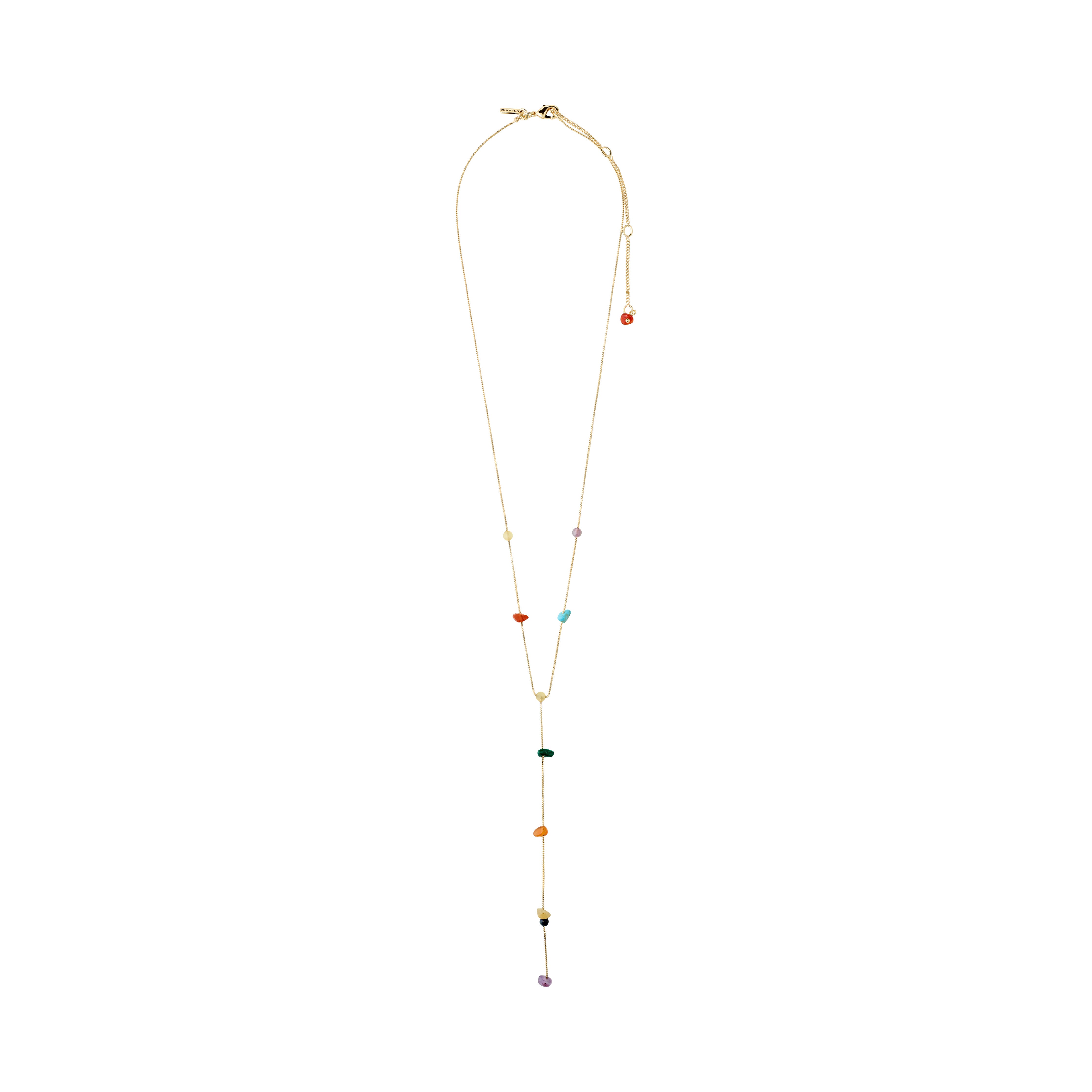 NARI Y-necklace gold-plated
