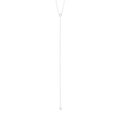 LUMI Y-necklace silver-plated