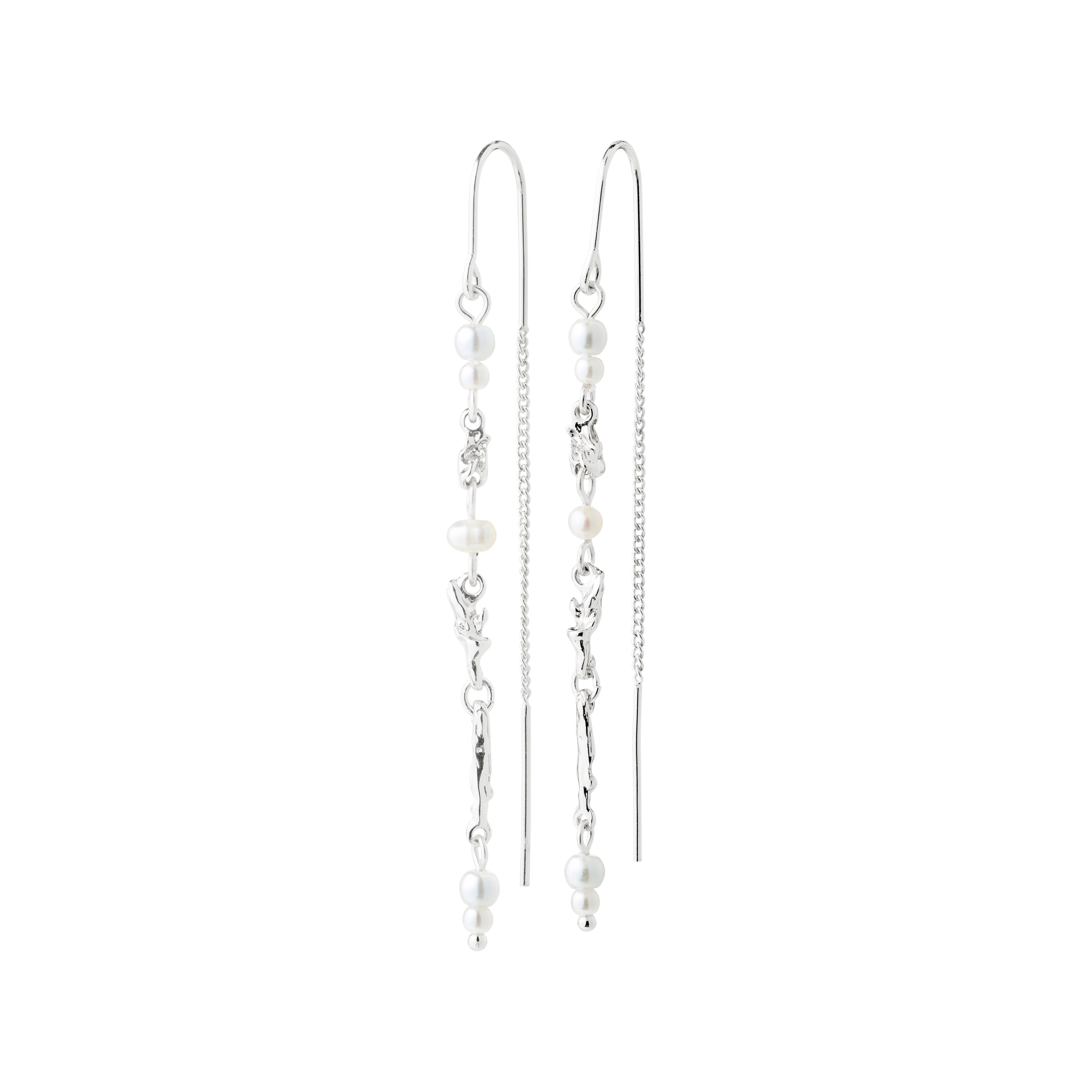 SLOAN chain earrings silver-plated