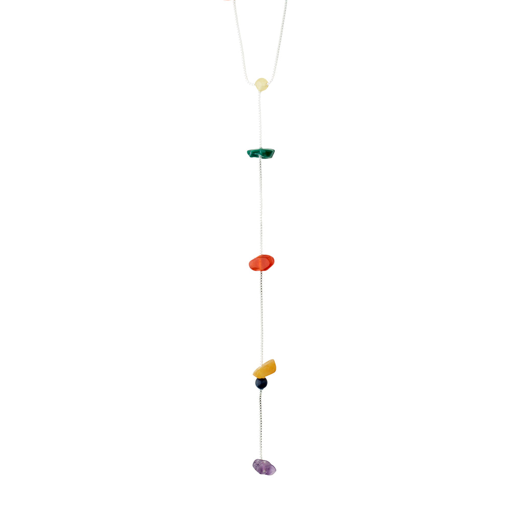 NARI Y-necklace silver-plated