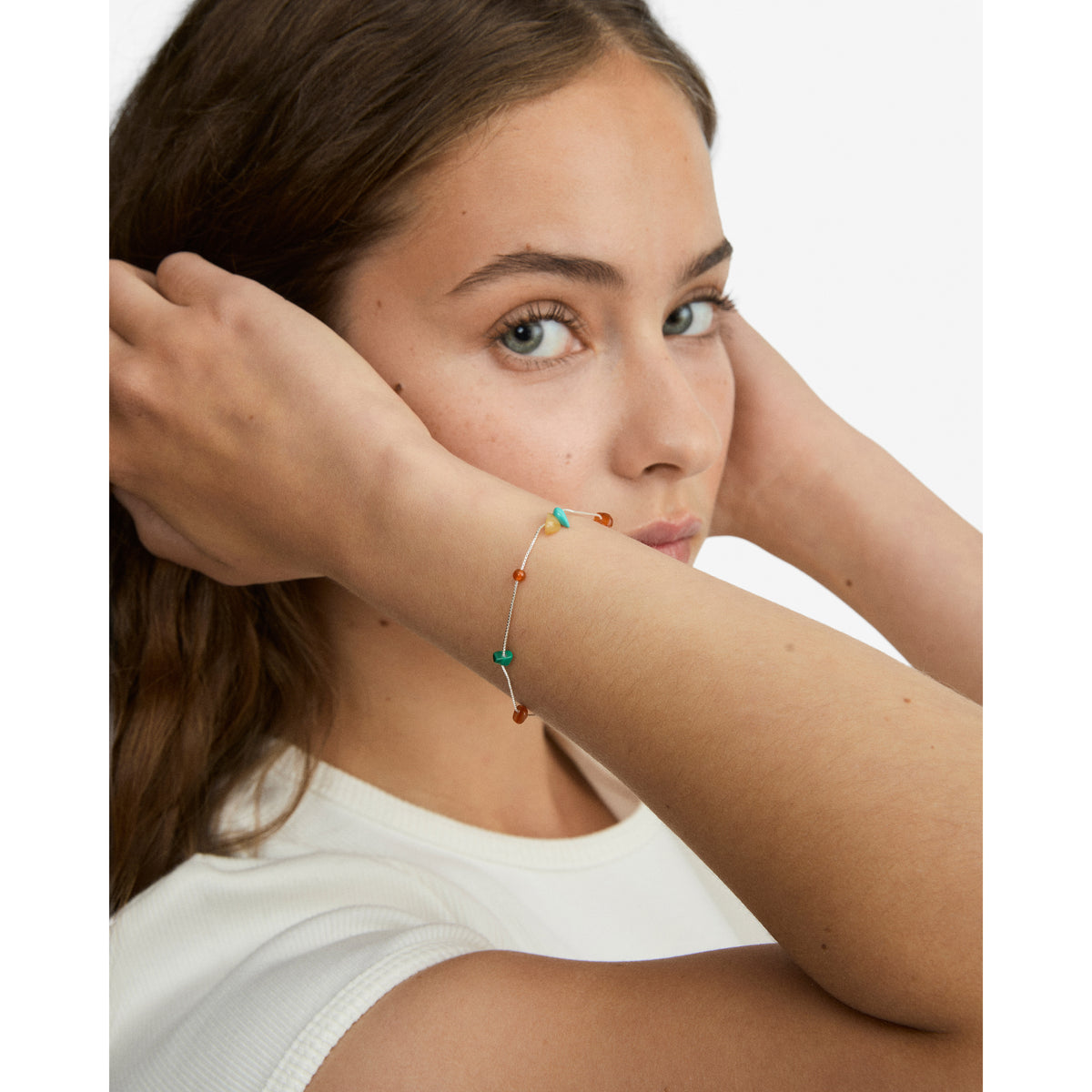 NARI bracelet silver-plated