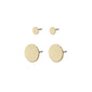 JACY recycled earrings set gold-plated