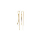 MALIA recycled crystal earrings gold-plated