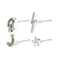 PERLA multi earrings silver-plated