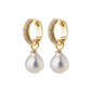 EDELE pearl earrings gold-plated