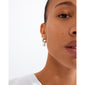 EVAH amazonite hoop earrings silver-plated
