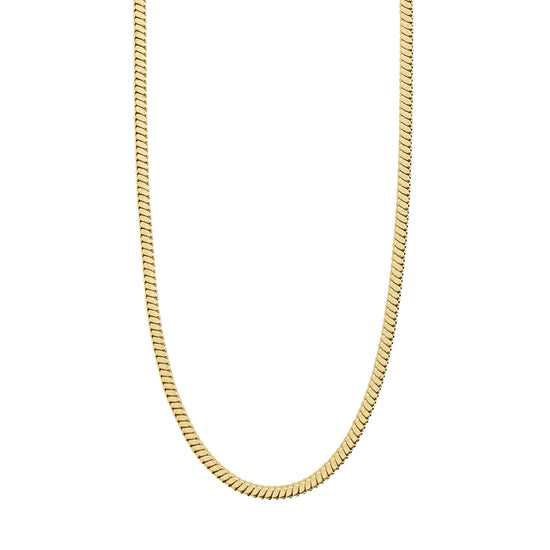 DOMINIQUE recycled necklace gold-plated