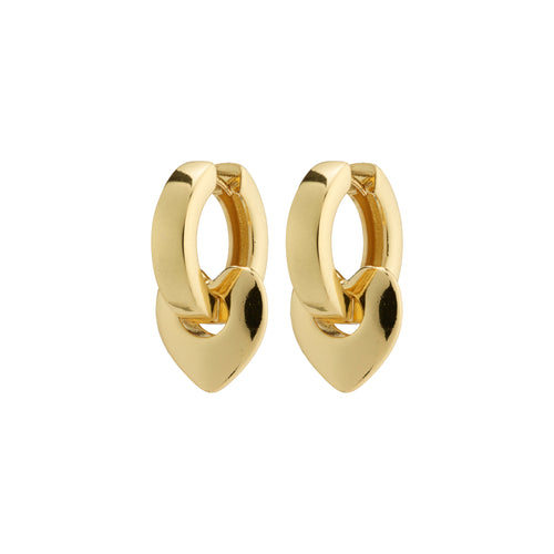 IOKASTE chunky hoops gold-plated – Pilgrim