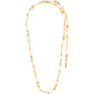 SLOAN pearl necklace gold-plated