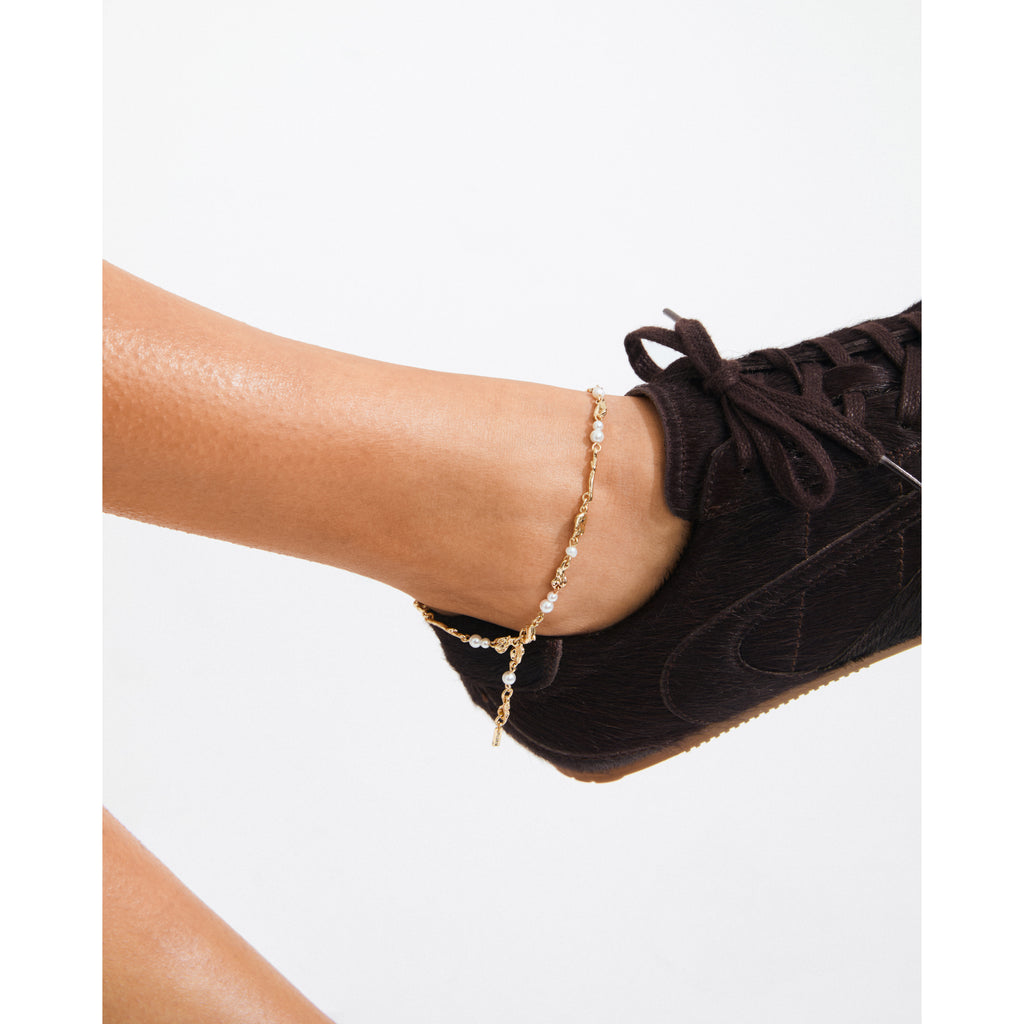 SLOAN ankle chain gold-plated