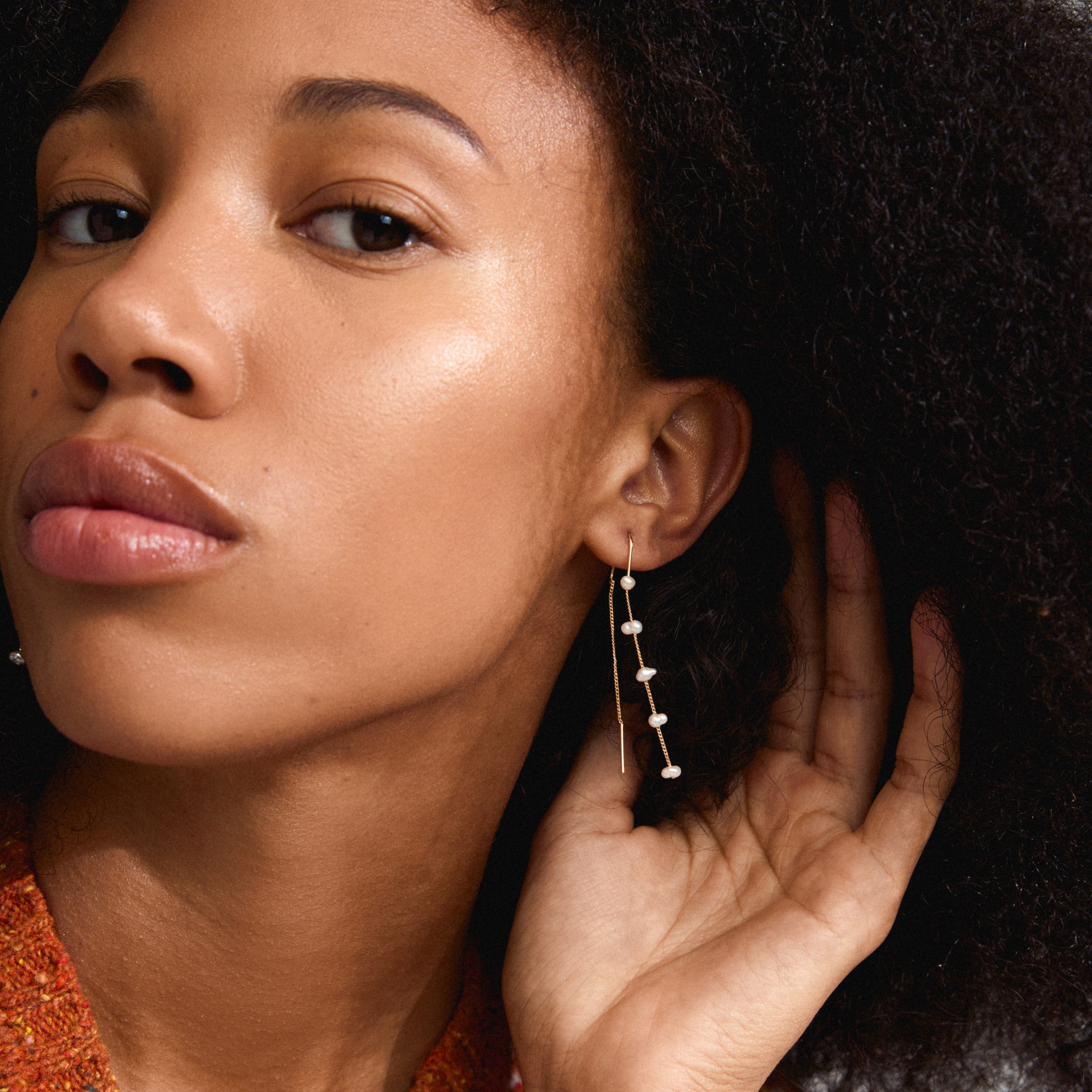 Pilgrim gold earrings sales