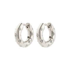 NEVAEH hoops silver-plated