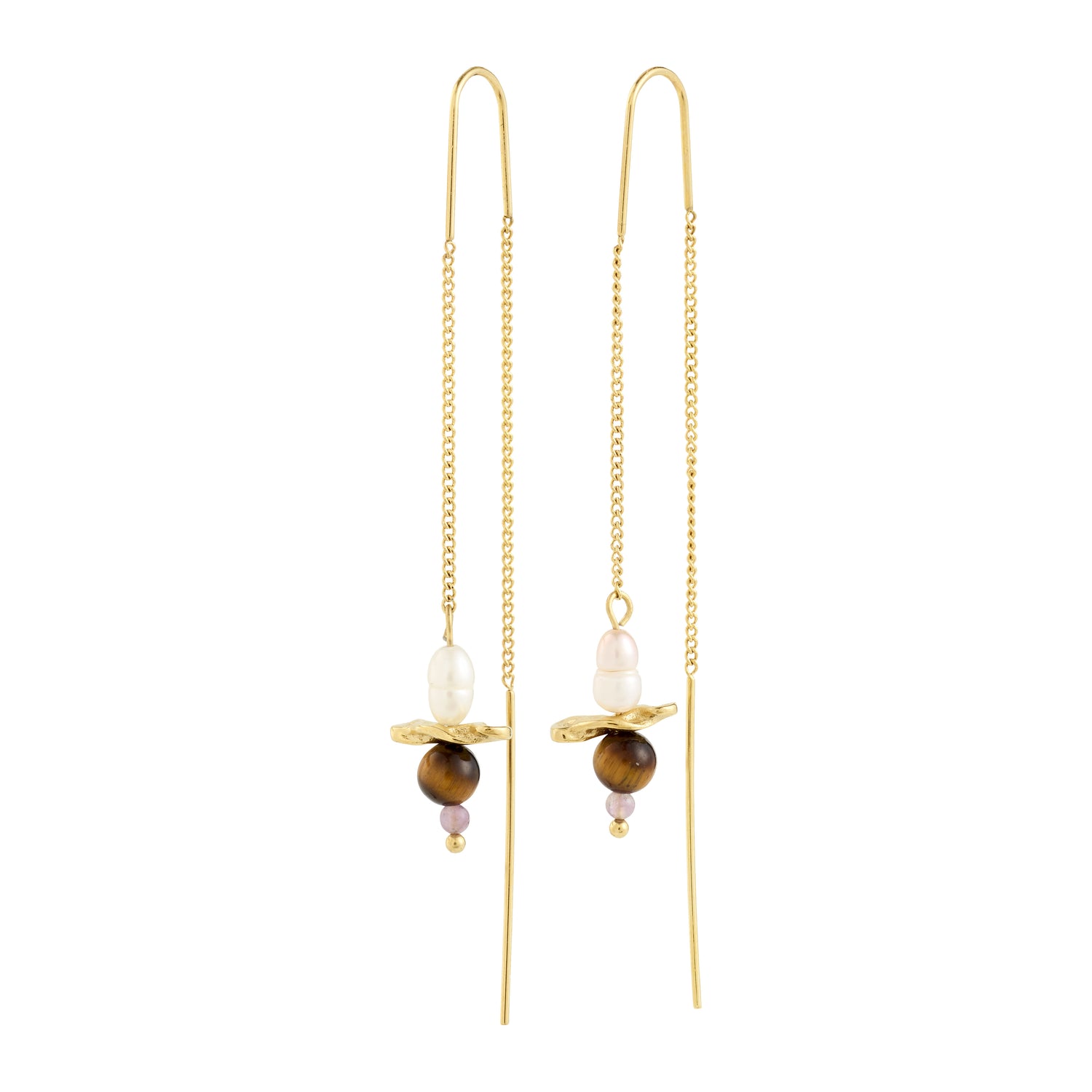 Gold plated earrings