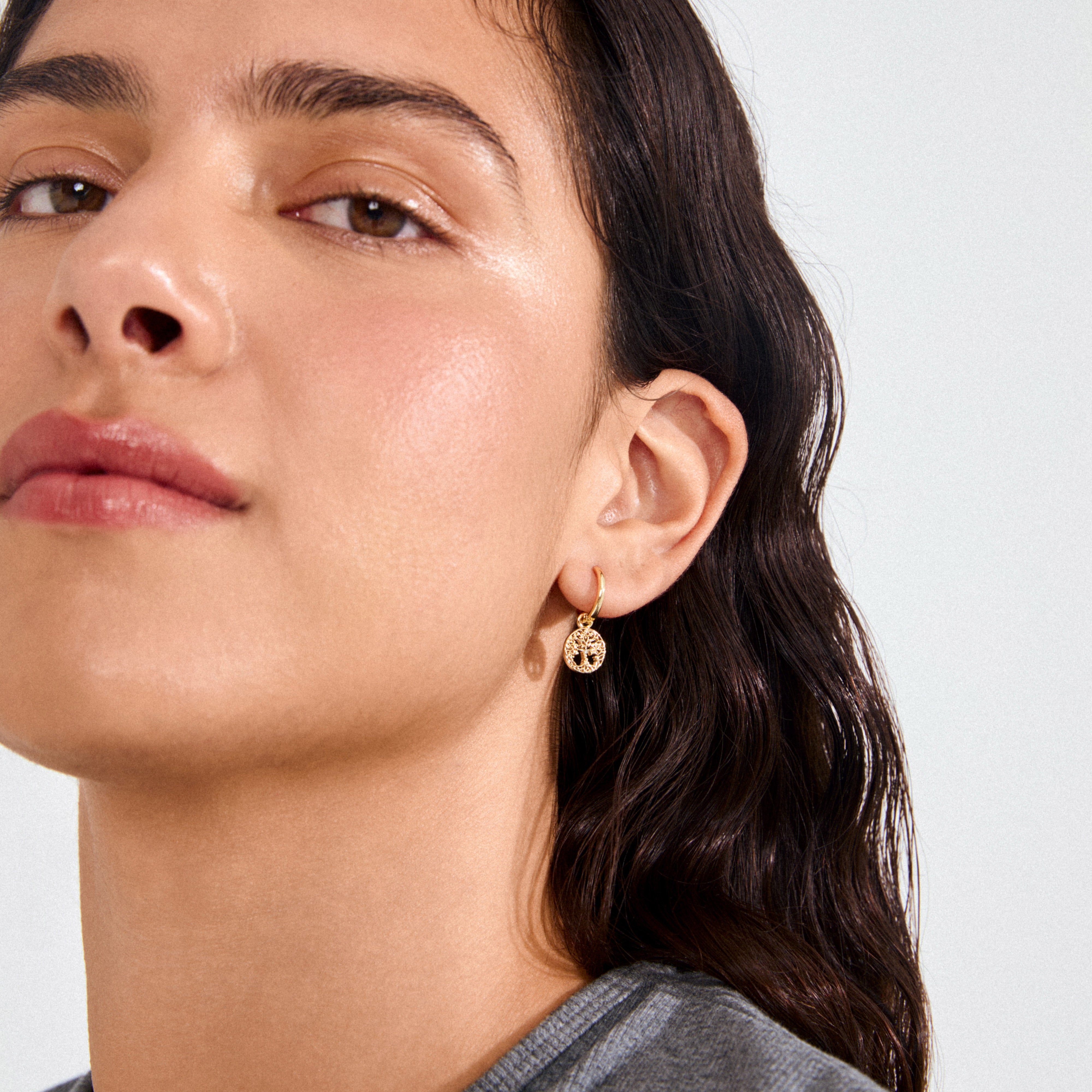 JUANNA øreringe guldbelagt