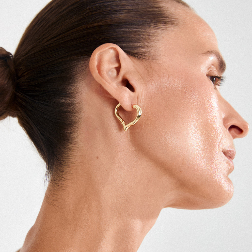 IRIS earrings gold-plated
