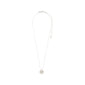 JOYCE necklace silver-plated by Pilgrim features a fine chain with a rose-shaped pendant, offering a romantic, summer-inspired vibe.