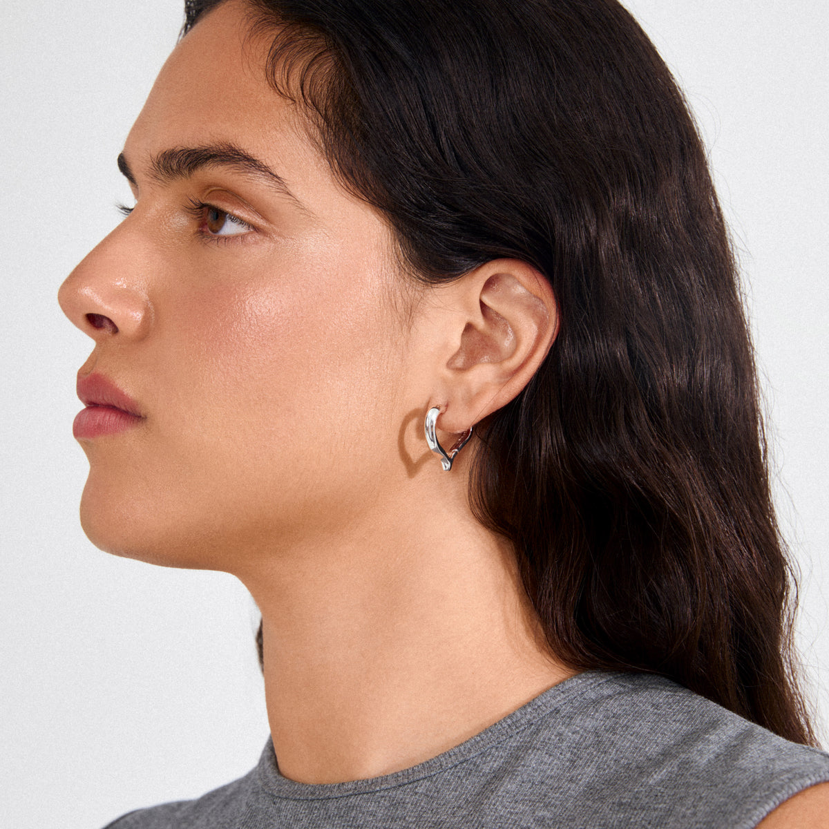 IRIS earrings silver-plated