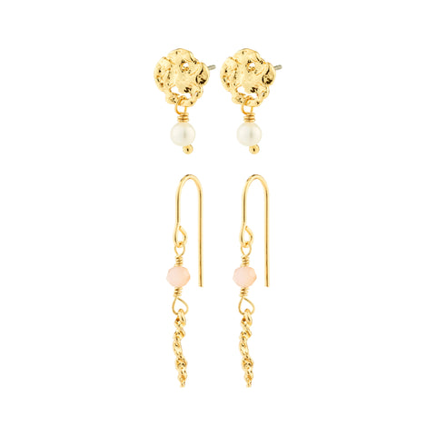 ZORIN earrings gold-plated