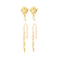 ZORIN earrings gold-plated