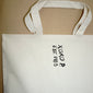 Fashion canvas tote-bag w/XOXO logo, beige