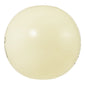 Off-white beach ball, 50 cm, featuring a black Pilgrim logo, ideal for summer fun and play, embodying Pilgrim's inclusive and trendy spirit.