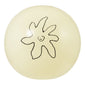 Off-white beach ball, 50 cm, featuring a black Pilgrim logo, perfect for summer fun and spreading good vibes at the beach or pool.