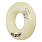 Off-white swim ring, 120 cm, featuring sleek black Pilgrim logo, perfect for summer relaxation by the pool or beach.