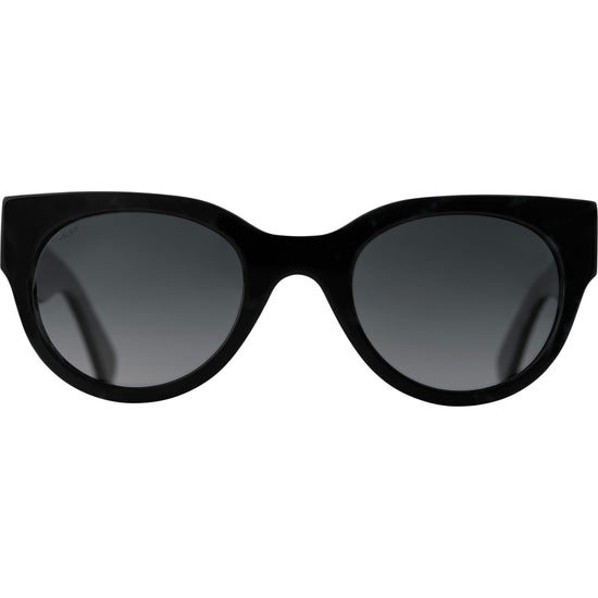 MALI oversized acetat solglasögon, svarta