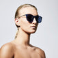 VANILLE sunglasses dark blue/silver-plated