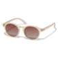 KYRIE classic round shaped sunglasses light beige