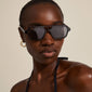 CASS resirkulerte solbriller i retrostil svart